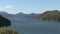 Picton ferry zoom-out, New-Zealand