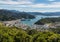 Picton harbour and Queen Charlotte Sound in New Zealand