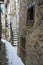 Pictorial old streets of the Italian villages of Scanno