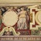 Pictorial representation of providence. Fresco in Villa D `Este,