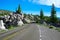 The pictorial road in the Golden Gate Area, Yellowstone National Park, Wyoming, USA