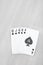 Picture of black playing card