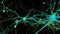 A picture of a bunch of green and yellow wires. AI generative image