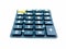 A picture of calculater keypad  on white background ,