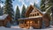 A Picture Of A Captivatingly Atmospheric Rendering Of A Cabin In The Woods