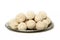 Picture of cholai ke ladoo in the plate