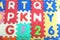 Picture of colored alphabets letters and numbers