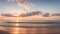 A Picture Of A Delightfully Whimsical Sunset Over The Ocean AI Generative