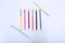 Picture of eight colorful pencil