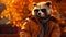 Picture a fashionable panda