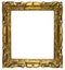 Picture Frame Gold Cubic (Path Included)