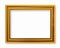 Picture frame gold dark tones wood frame