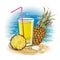 Picture a glass of pineapple juice