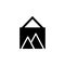 picture glyph icon. Element of furniture icon for mobile concept and web apps. This picture glyph icon can be used for web and