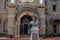 Picture of great maratha king chatrapati Shahu Maharaj statue in kolhapur city,