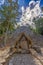 Picture of a historic pyramid in the Mexican Inca city of Coba on the Yucatan Peninsula