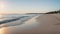 A Picture Of An Interestingly Vivid Picture Of A Beach At Sunset AI Generative