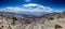 Picture from Keys View in Yoshua Tree National Park in California looking down on Palm Springs Valley during the day