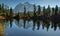 Picture Lake - Heather Meadows Landscape in Autumn