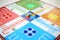 Picture of ludo board family game