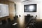 Picture of modern furnished conference room beautifully designed