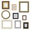 Picture and photo frames, interior blank borders