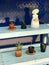 Picture of plant pots and vases decorated