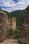 Picture of the Poienari fortress - also called Dracula`s Refuge