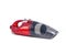 A picture of red 2 in 1 push-rod Type 800W Portable handheld vacuum household cleaner on white background