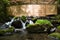 A picture of the restaurant on the bed of the Kibune River. Kyoto Japan