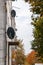 Picture of Satellite dishes on a residential old multistory building, used for personal purposes to received satellite television