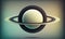 a picture of a saturn with a ring around it\\\'s center