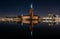 Picture of Stromsborg and Stockholm City Hall at night