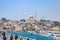 Picture of Sultanahmet Moschee in Instanbul taken from Galata bridge