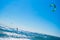 Picture of Surfing a Wave. beach, sky, lifestyle, barrel, ocean