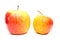 A picture of two ordinary apples, without modifications