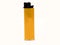 Picture of yellow lighter isolated