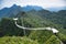 Pictures of and from the amazing Langkawi Sky Bridge on the top of Gunung Mat Cincang Mountain