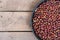 Pictures of rosehip fruit dried in a tray, drying rosehip, drying rosehip to drink rosehip tea.