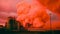 Pictures of toxic smoke from oil refineries, petrochemical plants, petroleum, chemical industries. Generative AI