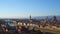 Picturesque aerial view of Florence at sunset