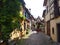 Picturesque alleys of Eguisheim, France