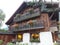 Picturesque alpine hotel, aka auberge in Chamonix, France