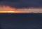 Picturesque autumn evening view above Atlantic ocean from Dyrholaey Cape, Vik, South Iceland. Vestmannaeyjar islands weird