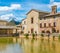 The picturesque Bagno Vignoni, near San Quirico d`Orcia, in the province of Siena. Tuscany, Italy.