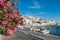Picturesque Batsi village on Andros island