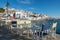 Picturesque Batsi village on Andros island, Cyclades