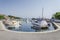 Picturesque bay in Sumartin village. Sumartin is situated on the east coast of Brac island in Croatia