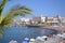 Picturesque beach in Playa de San Juan - a small fishing village on the south west of Tenerife