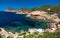 Picturesque beach of Punta Galera. Ibiza